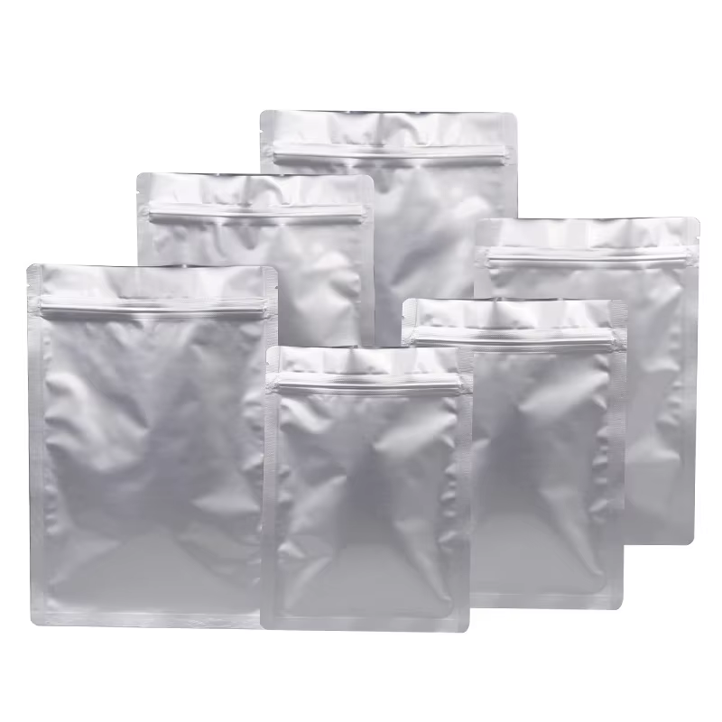 FDA Compliant Aluminum Foil Composite Bags | Triple-Layer Airtight Sealed for Coffee, Pharma & Premium Food - 100% Leakproof Moisture Barrier