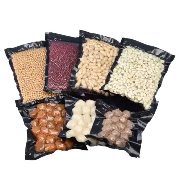 Clear & Black Heavy-Duty Vacuum Seal Bags | Airtight Freshness Protection + Space-Saving Storage